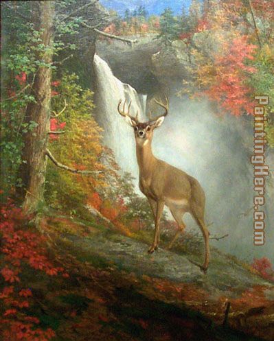 Majestic Stag painting - William Holbrook Beard Majestic Stag art painting